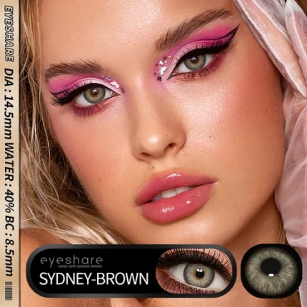Ksseye Sydney Brown Color Contact Lens