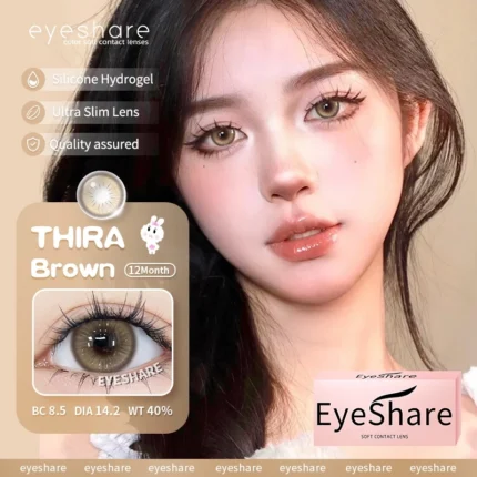 Ksseye Thira Brown Color Contact Lens