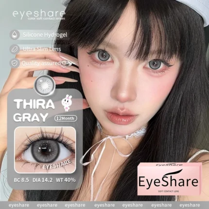 Ksseye Thira Gray Color Contact Lens