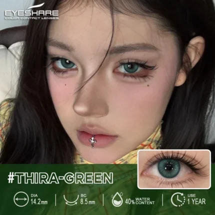 Ksseye Thira Green Color Contact Lens
