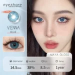 Ksseye Vienna Blue Color Contact Lens