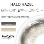 Freshlady Angelic Glow Halo Hazel Contact Lens - Image 4