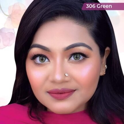 Angel Soft 306 Green Contact Lens