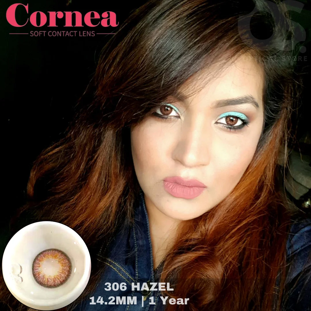 A13 - 306 HAZEL Cornea 306 Hazel Contact Lens - Image 1