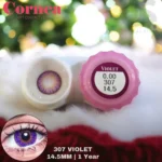 Cornea 307 Violet Contact Lens - Image 3