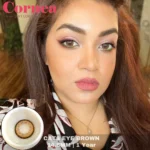 Cornea Cats Eye Brown Contact Lens - Image 2