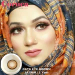 Cornea Cats Eye Brown Contact Lens
