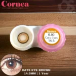 Cornea Cats Eye Brown Contact Lens - Image 3