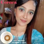 Cornea Fay Brown Contact Lens - Image 2
