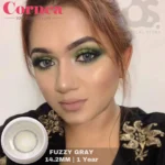 Cornea Fuzzy Gray Contact Lens - Image 3