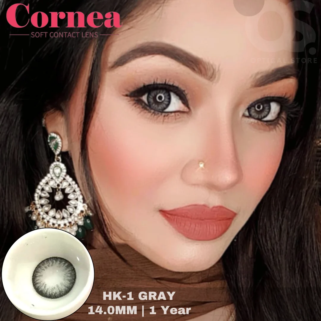 A33 - HK-1 GRAY Cornea HK-1 Gray Contact Lens - Image 1
