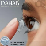 DAHAB Clear Power Contact Lens (Transparent Power) - Image 3