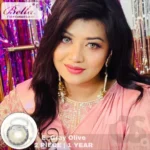Bella Gray Olive Contact Lens - Image 4