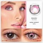 Cosplay Kitty pink Contact Lens - Image 2