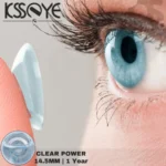 Ksseye Clear Power Contact Lens (Transparent Power) - Image 3