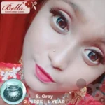 Bella Snow White Gray Contact Lens