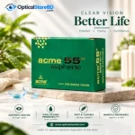 ACME 55 Aspheric Clear Power Contact Lens (Transparent Power)