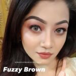 Angel Soft Fuzzy Brown Contact Lens