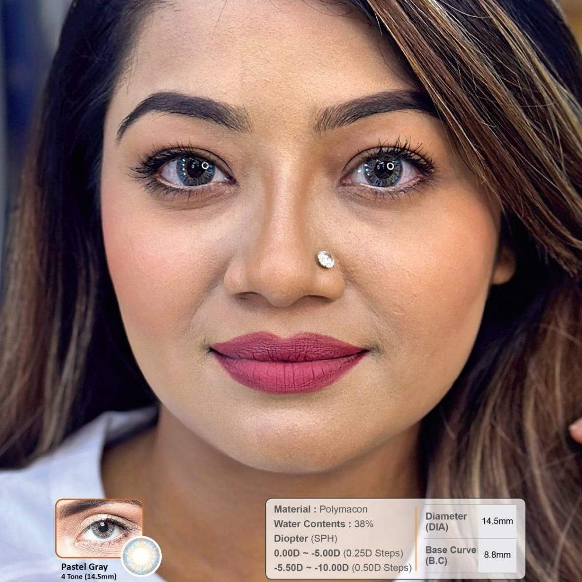 angel-soft-pastel-gray-contact-lens-price-in-Bangladesh (1) Angel Soft Pastel Gray Contact Lens - Image 1
