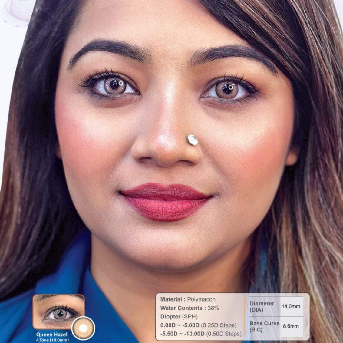 angel-soft-queen-hazel-contact-lens-price-in-bangladesh Angel Soft Queen Hazel Contact Lens - Image 1