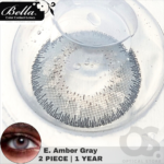 Bella Elite Amber Grey Contact Lens - Image 2
