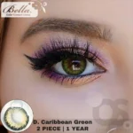 Bella Diamond Caribbean Green Contact Lens - Image 5