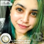 Bella Diamond Caribbean Green Contact Lens - Image 4