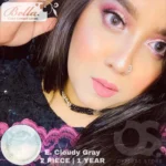 Bella Elite Cloudy Gray Contact Lens