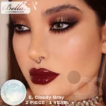 Bella Elite Cloudy Gray Contact Lens - Image 5