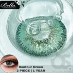 Bella Contour Green Contact Lens - Image 2