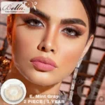 Bella Elite Mint Gray Contact Lens - Image 4