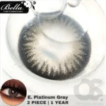 Bella Elite Platinum Gray Contact Lens - Image 2