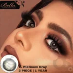 Bella Elite Platinum Gray Contact Lens