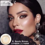 Bella Elite Sandy Brown Contact Lens