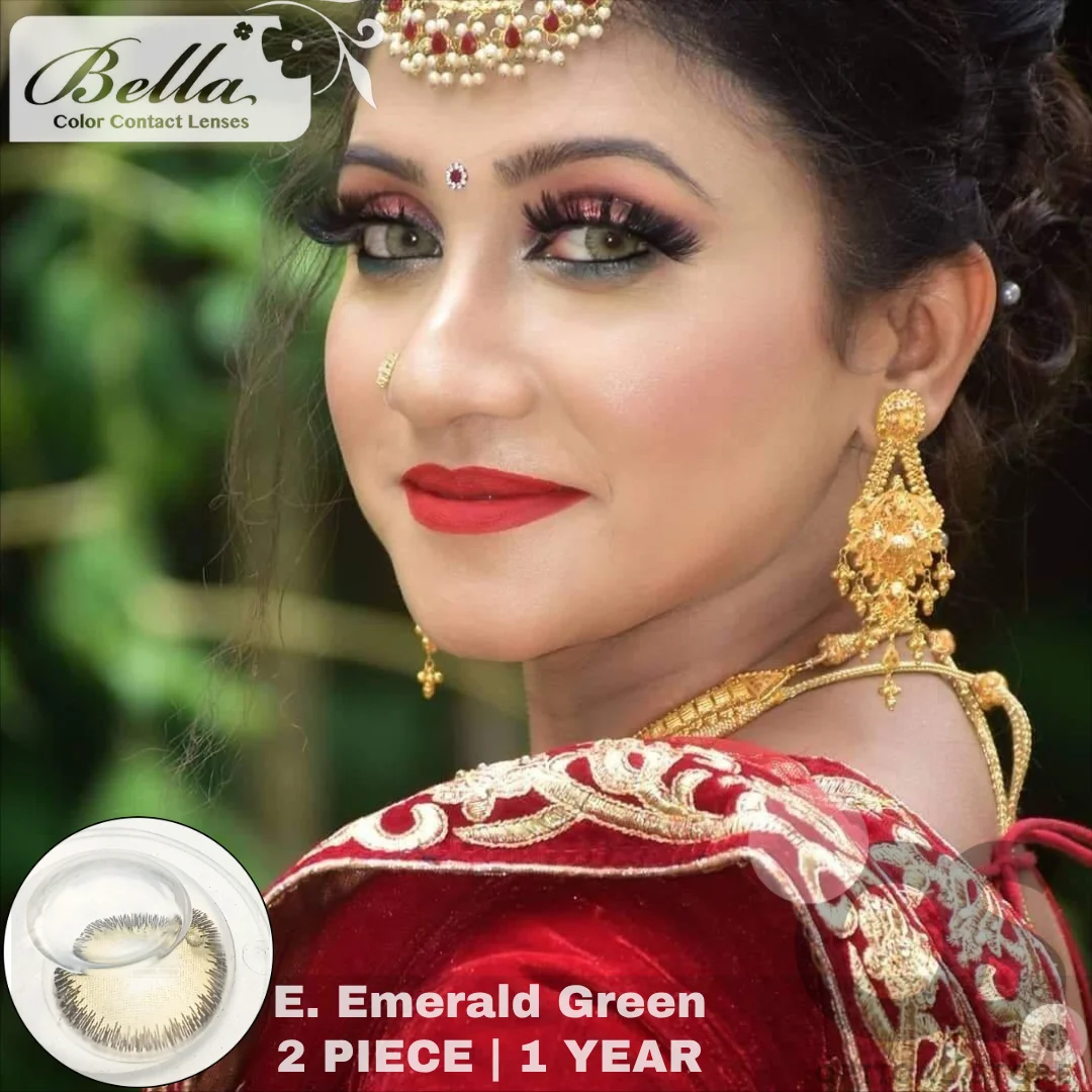 bella-emerald-green-contact-lens-price-in-Bangladesh (2) Bella Elite Emerald Green Contact Lens - Image 1