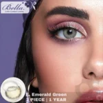 Bella Elite Emerald Green Contact Lens - Image 4