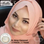 Bella Elite Gray Caramel Contact Lens - Image 5
