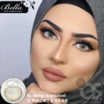 Bella Elite Gray Caramel Contact Lens
