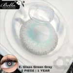 Bella Glass Green Gray Contact Lens - Image 2