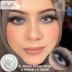 Bella Glass Green Gray Contact Lens - Image 4