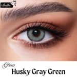 Bella Glow Husky Grey Green Contact Lens - Image 2