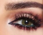 Bella Glow Lime Green Contact Lens - Image 2
