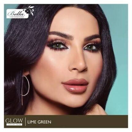 Bella Glow Lime Green Contact Lens