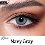 Bella Glow Navy Gray Contact Lens - Image 4