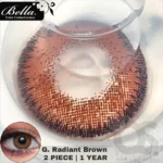 Bella Glow Radiant Brown Contact Lens - Image 4