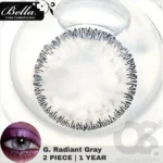 Bella Glow Radiant Gray Contact Lens - Image 4