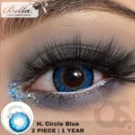 Bella Highlight Circle Blue Contact Lens - Image 5