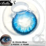 Bella Highlight Circle Blue Contact Lens - Image 4
