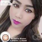 Bella Highlight Circle Brown Contact Lens - Image 2