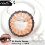 Bella Highlight Circle Brown Contact Lens - Image 4